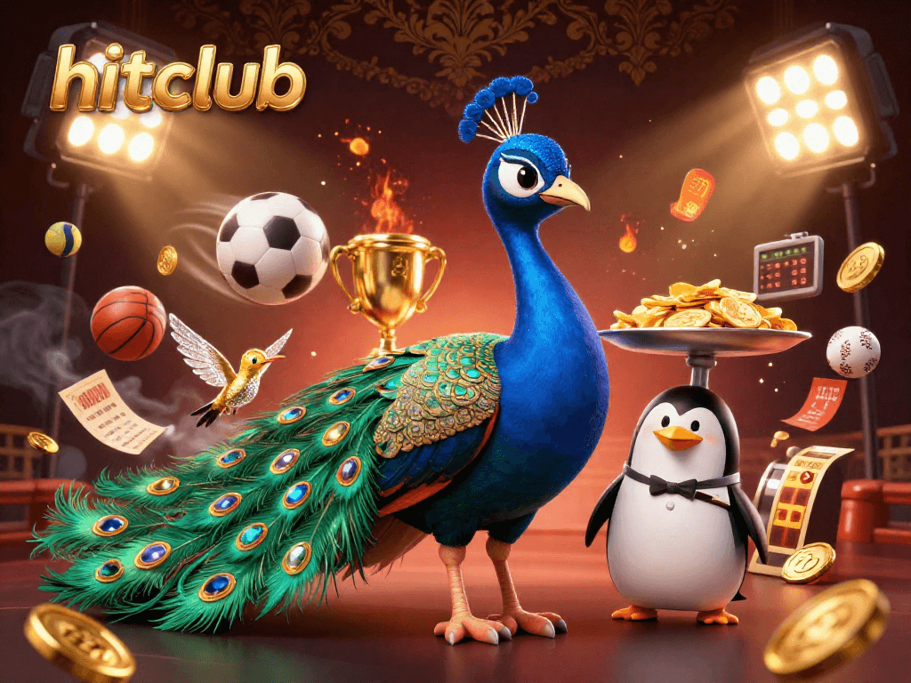 Engage with hitclub's exciting casino atmosphere featuring unique characters and dynamic sports elements.