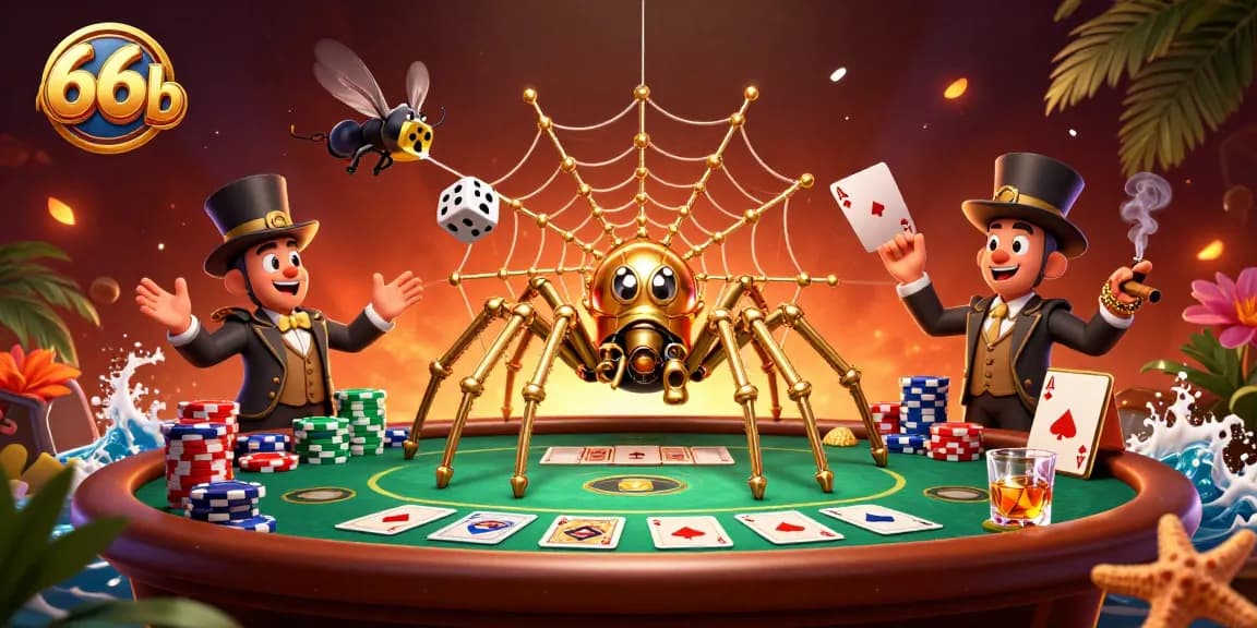 Try your luck with 66b at a vibrant poker table loaded with action and excitement.