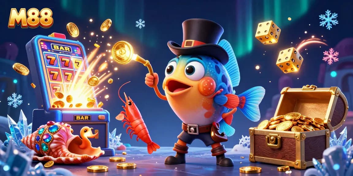 Engage in thrilling gameplay at M88 with specialized characters vying for a jackpot of coins.