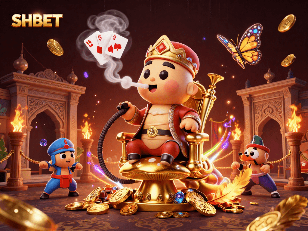 SHBET elevates gaming excitement with a dynamic scene of gambling richness and vibrant details.