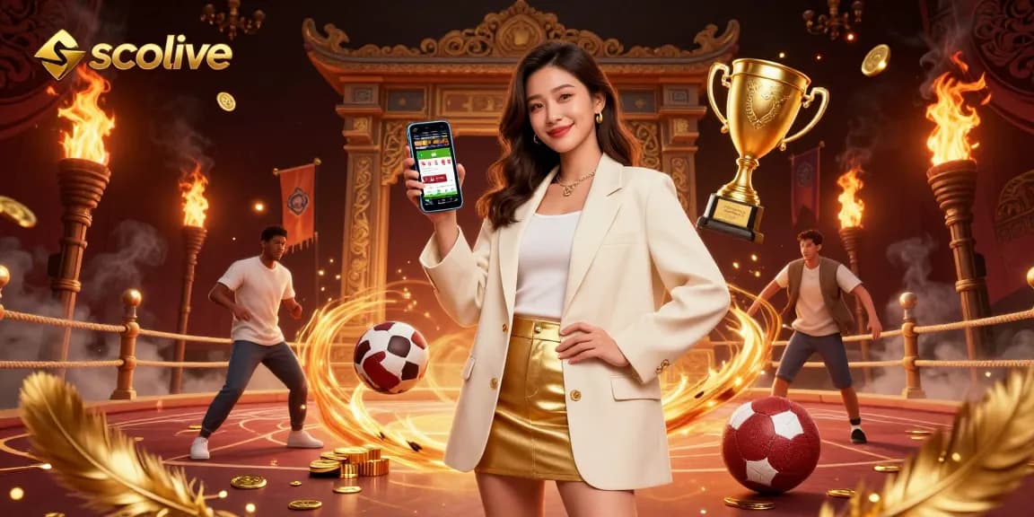 Socolive enhances sports betting experiences with a vibrant 3D portrayal of online gaming action.