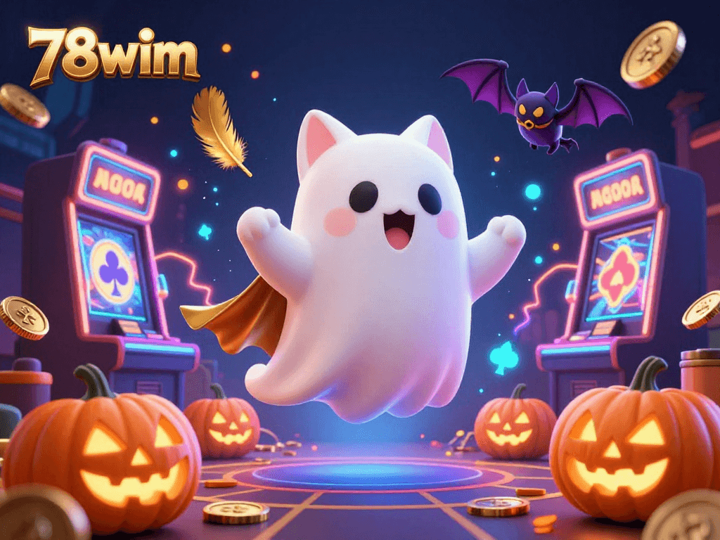 Experience thrilling gameplay with the 78wim ghost cat and vampire bat in a vibrant casino