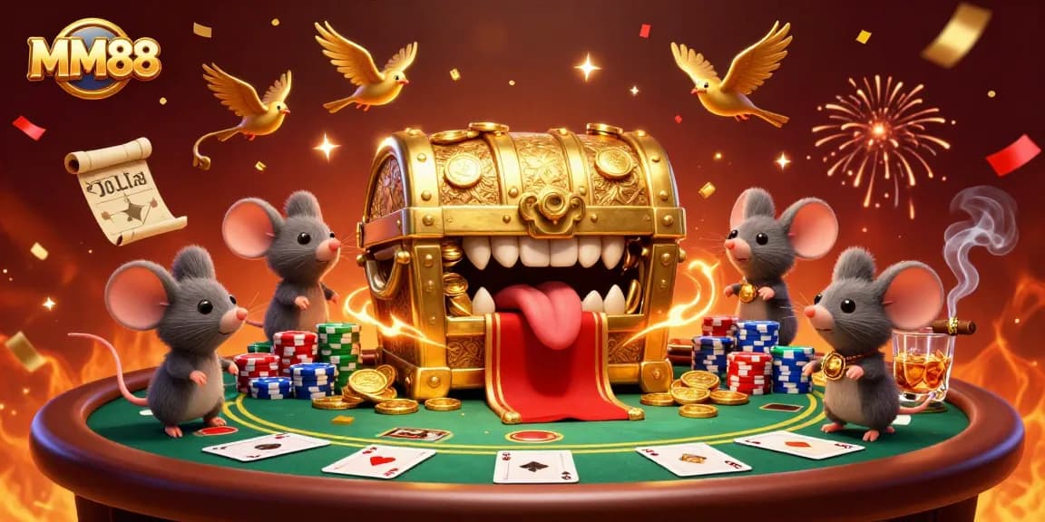 Engage in thrilling adventures with MM88, where treasure chests and poker excitement combine!