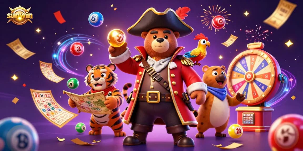 Engage in thrilling games at sunwin with vibrant lottery balls and dynamic prizes.