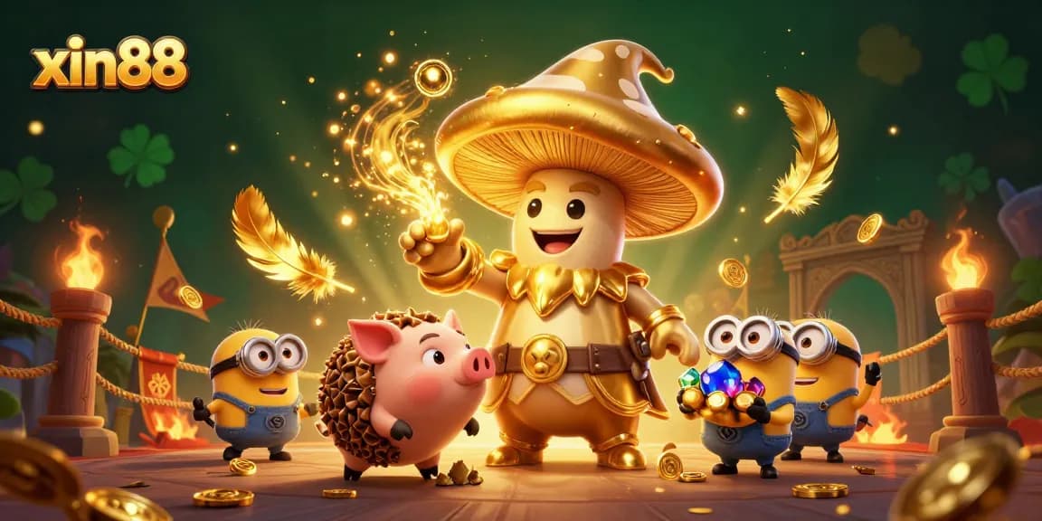 Experience the excitement of xin88 in this vibrant 3D illustration capturing magical casino elements.