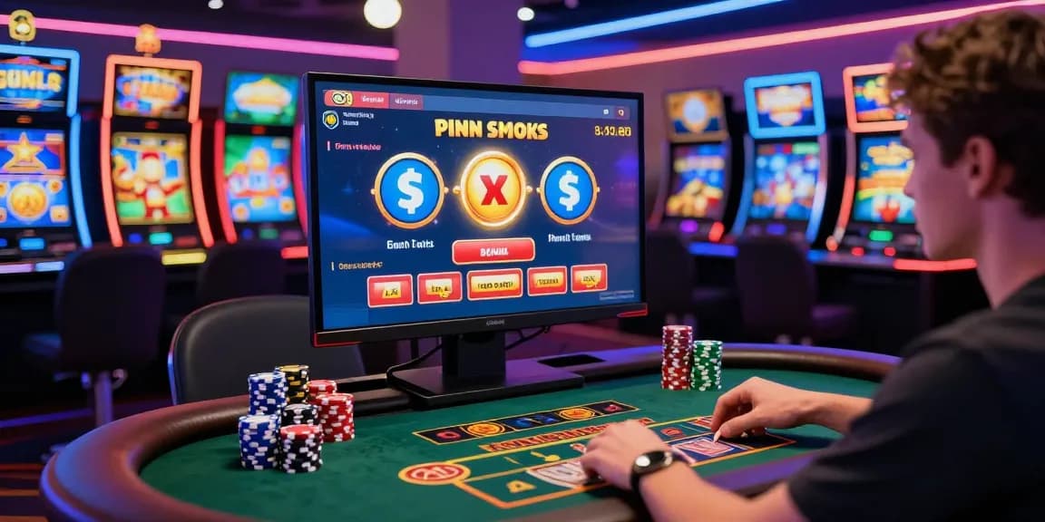 Casinos not on GamStop featuring exciting online gaming experience with vibrant slots and player interactions.