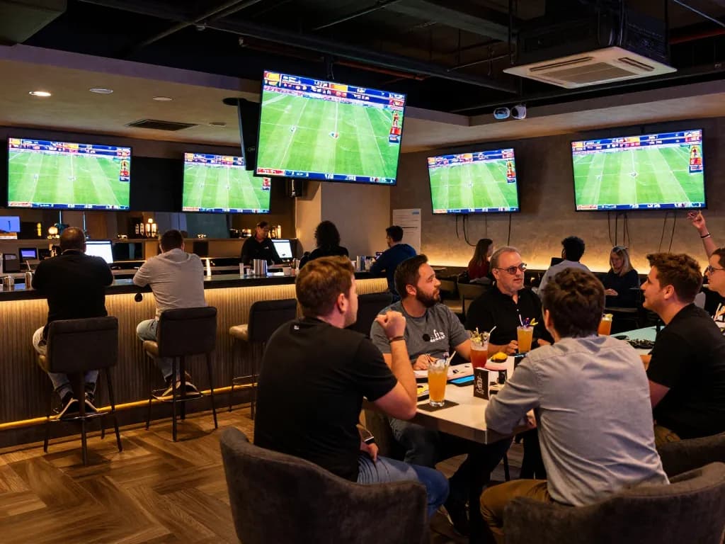 Socolive viewers engaged in live sports betting with engaging screens