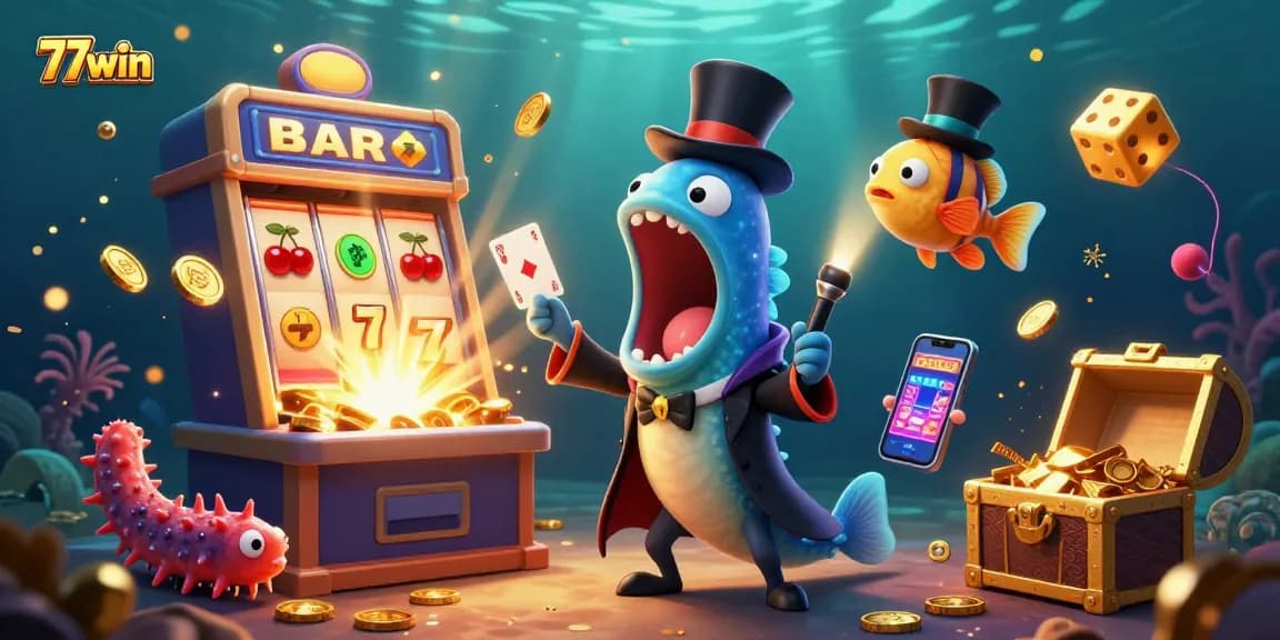 Experience thrilling gameplay at 77win with a magical underwater casino adventure full of excitement.