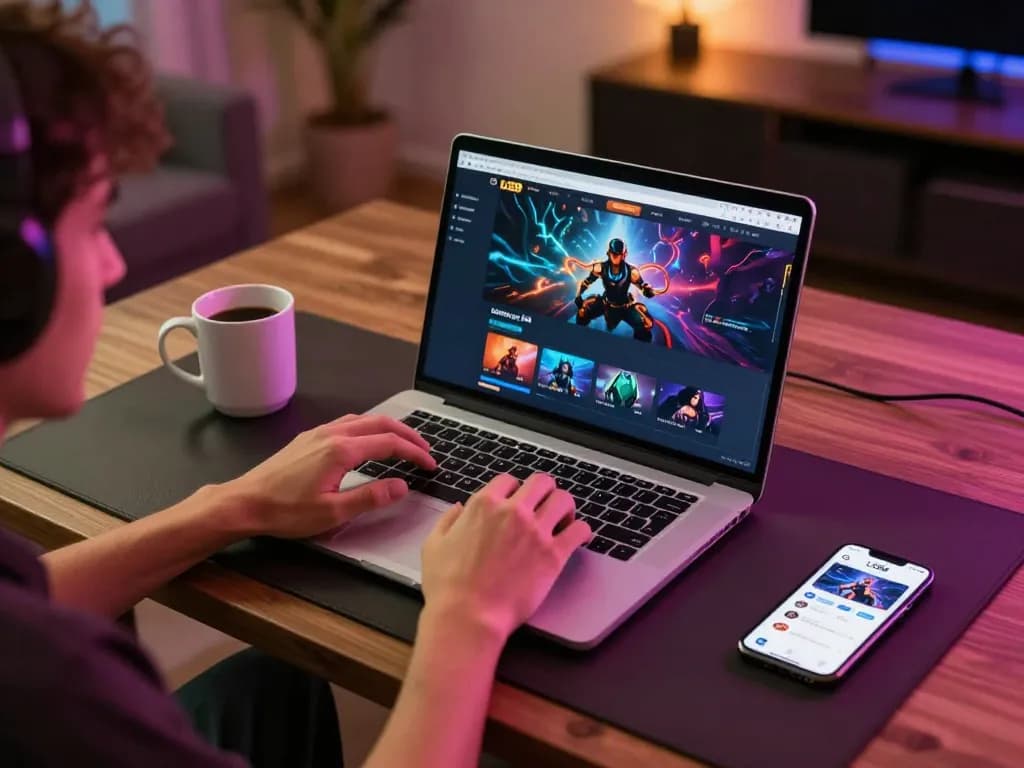 Join the excitement at LC88an with a lively online gaming experience in a cozy setup
