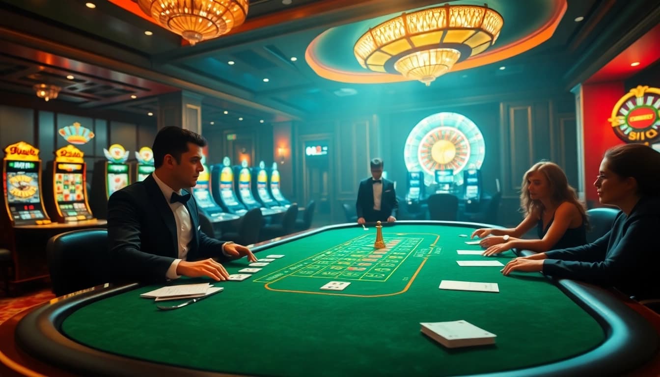Play winning strategies at https://8live3.com/ featuring an exciting casino atmosphere with poker and roulette.