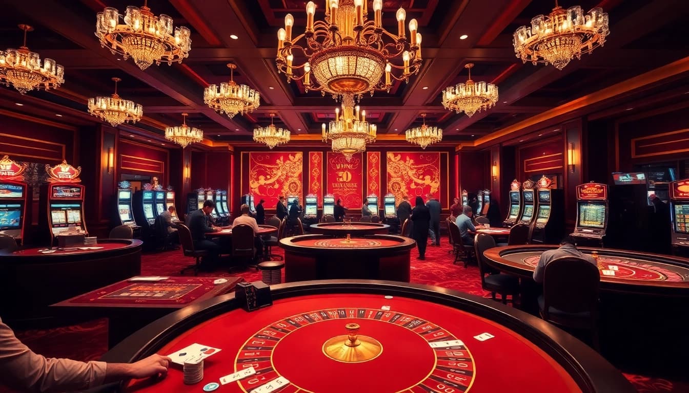 Experience the excitement of king 88 as players enjoy high-stakes games in a luxurious casino setting.