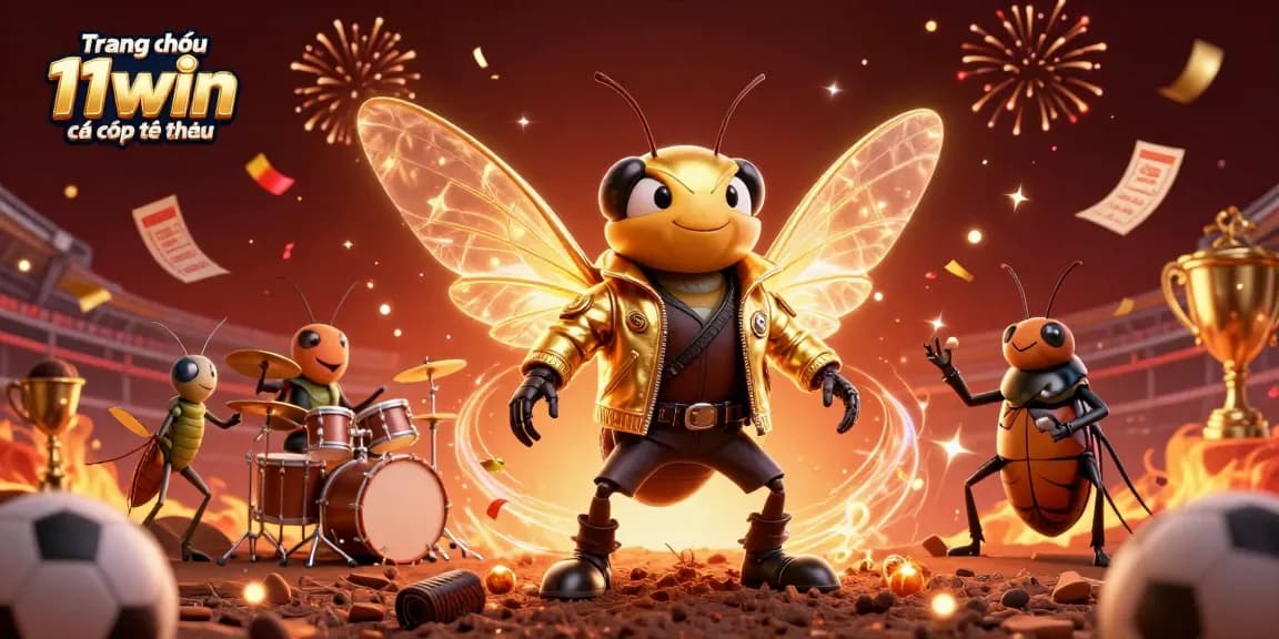 Experience Trang chủ 11win cá cược thể thao with a vibrant rock star scene celebrating sports betting.