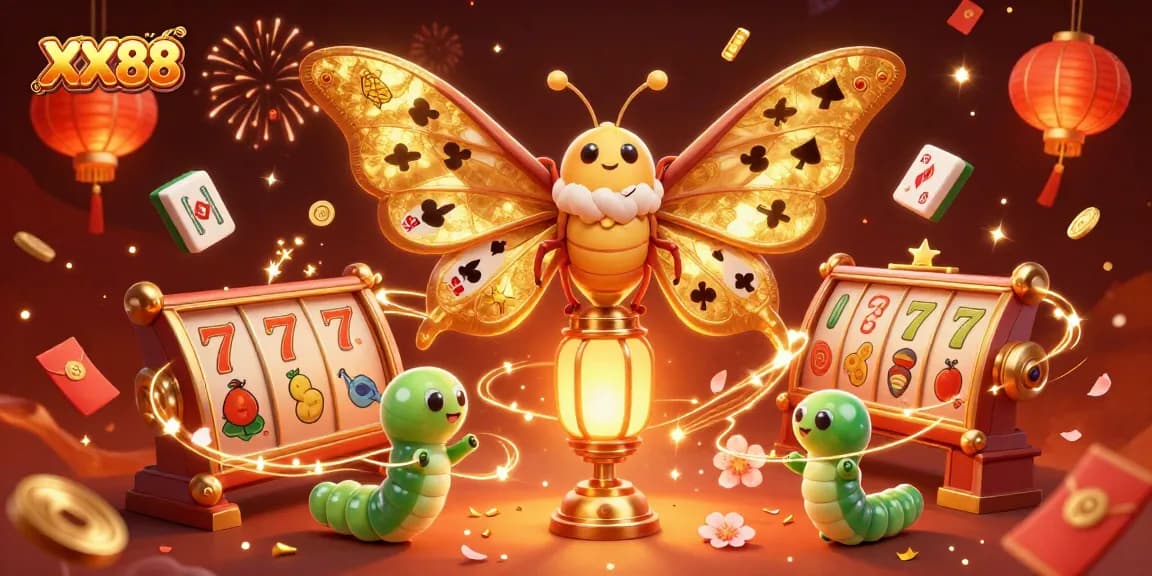 Experience the energetic world of XX88 with vibrant casino elements and winning vibes.