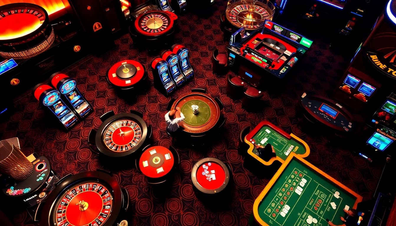 Experience the excitement of luck8s.live with vibrant casino tables and enthusiastic players.