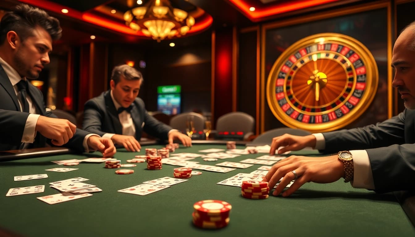 Experience the thrill of high-stakes poker with luck8 uy tín at a luxurious casino.