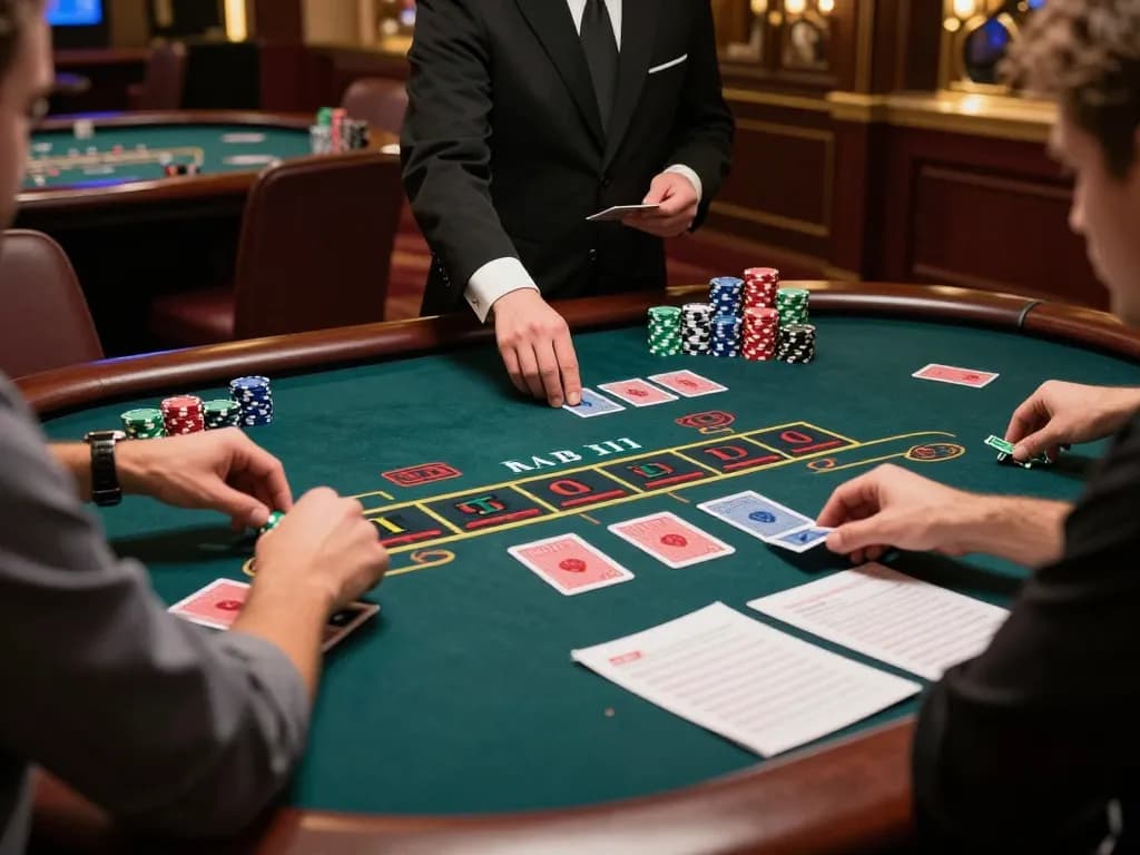 Engaging players enjoying blackjack at the casino showcasing 789 WIN strategy and excitement.