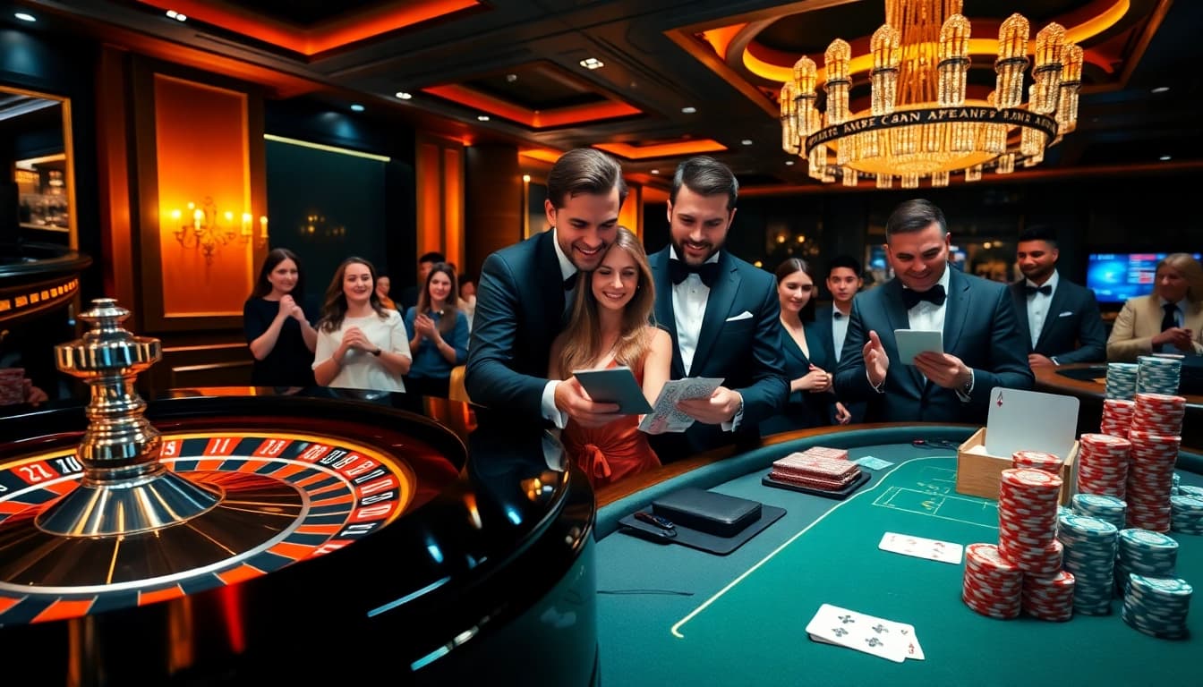 Experience thrilling casino moments at https://ax88.bid/ with vibrant roulette and poker excitement.