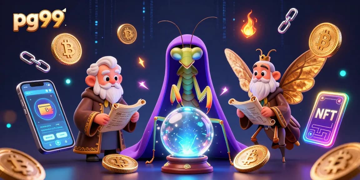 Experience the excitement of pg99 with animated fortune tellers and mystical elements.