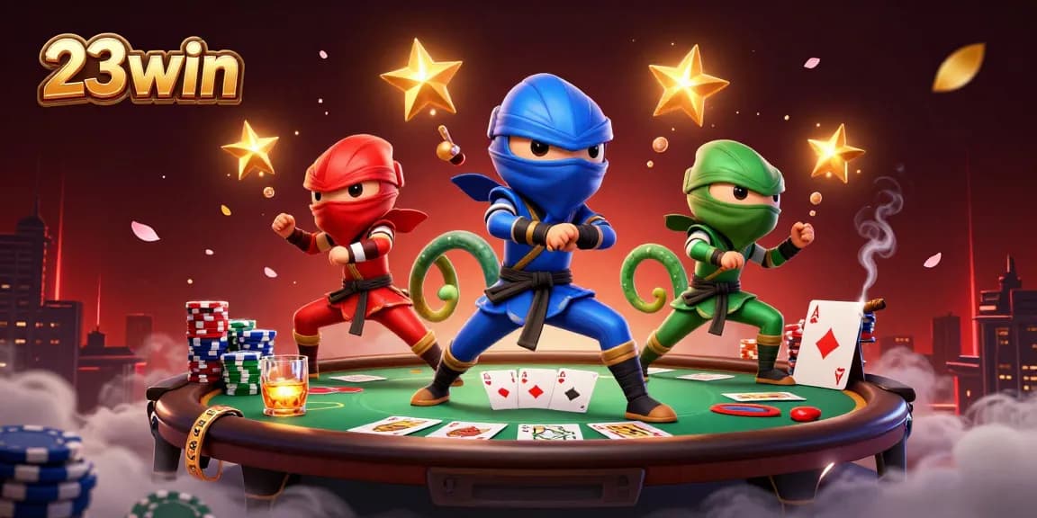 Engage in thrilling poker matches at 23win with expert chameleons showcasing synchronized techniques.