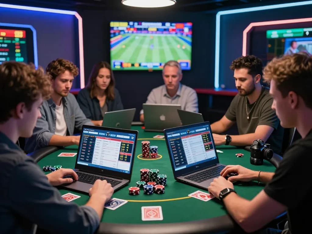 Players engaged on VAOBET platform with vibrant betting atmosphere