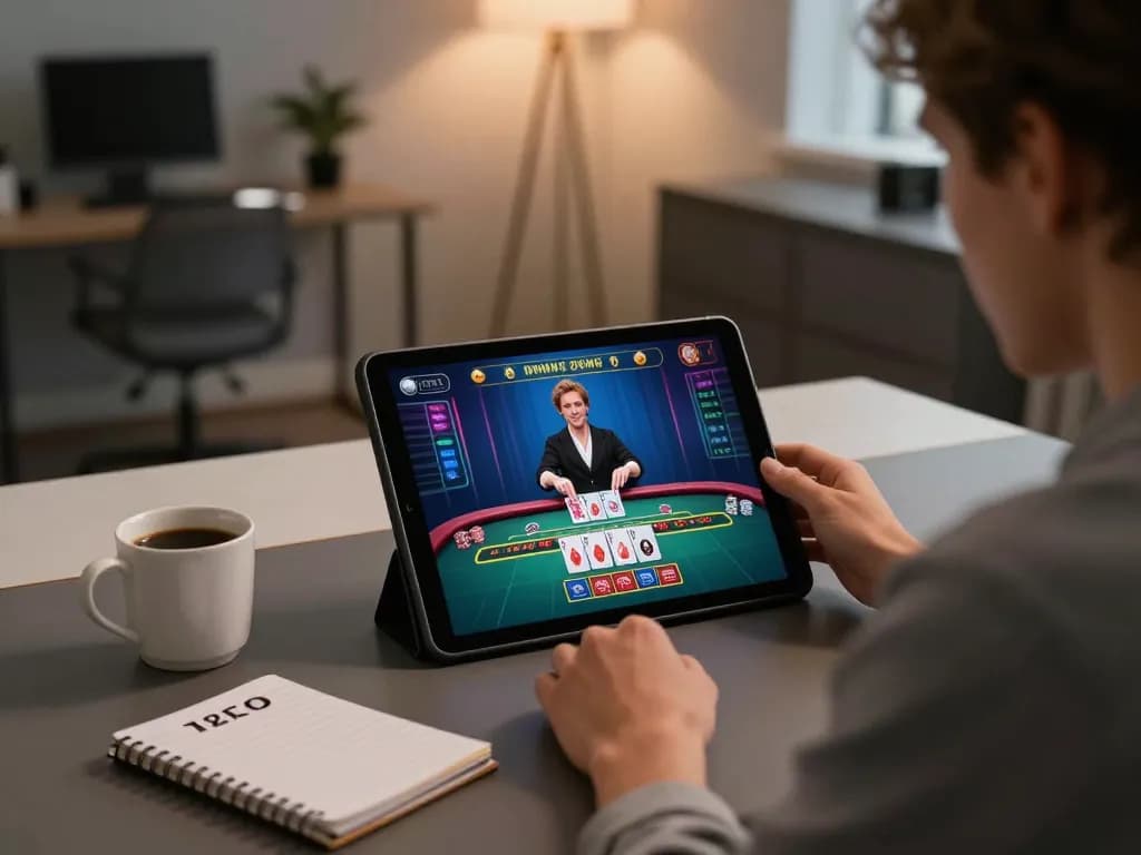 Engage in strategic betting at https://gnk88.com/ with live dealer games in a stylish home setting.