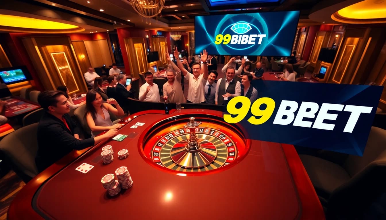 Experience dynamic gaming action at 89BET casino with poker cards and vibrant chips.
