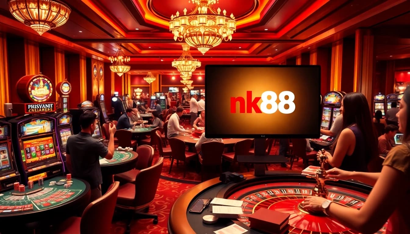 Experience thrills at trang chủ nk88 with exciting slot machines and lively casino tables.