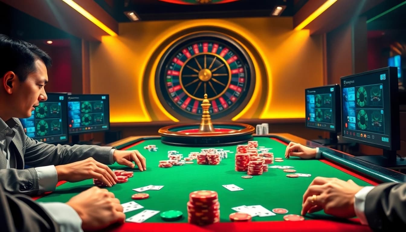 Experience thrilling gameplay at https://kjc365.com/ with exciting poker tables and dynamic roulette action.