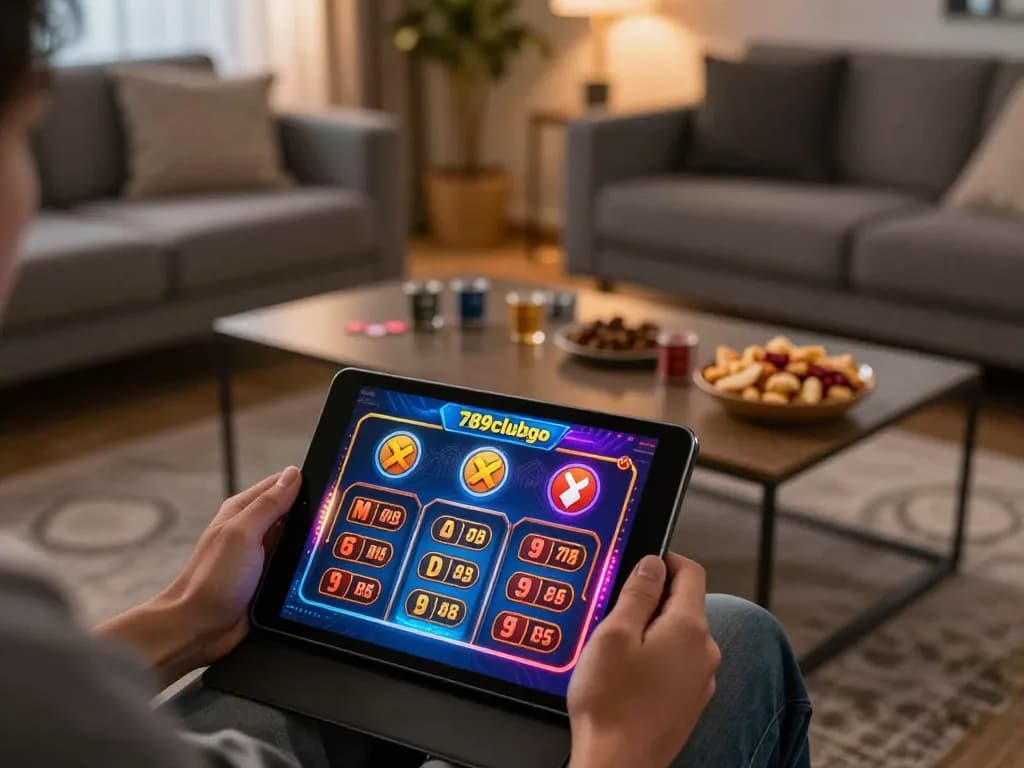 Engaged player exploring 789clubgo app for a thrilling online gambling experience.
