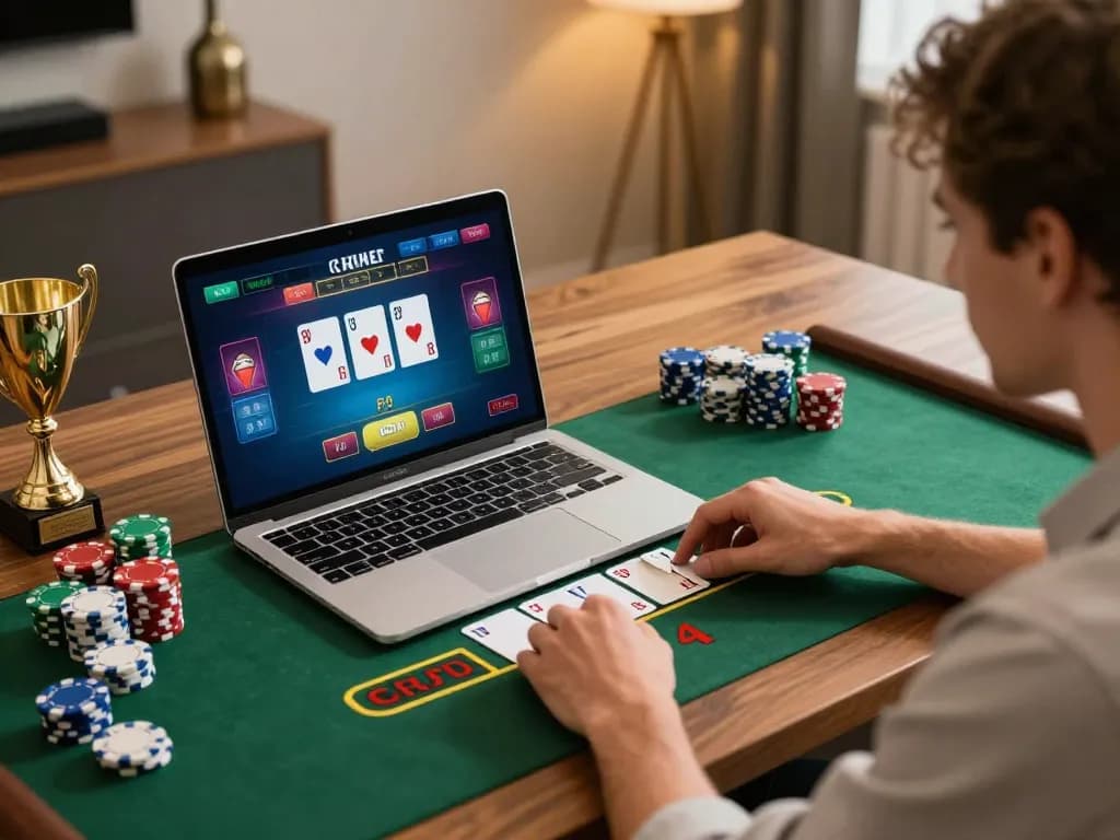 Engage with f8bet live dealer blackjack game at home, showcasing a vibrant online casino atmosphere.