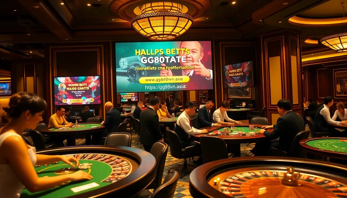 Experience the excitement of gambling at https://gg88vn.asia/ with luxurious casino tables, cards, and chips.
