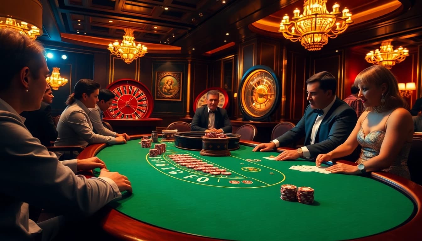 Experience thrilling poker action at https://f168.sarl/ with luxurious casino settings and vibrant gameplay.