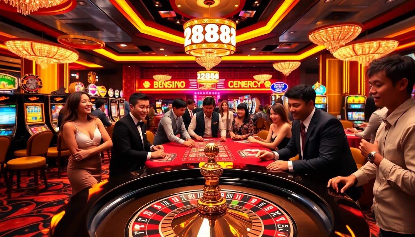 Engage in an exhilarating game at the go 88 casino with vibrant roulette and poker tables.