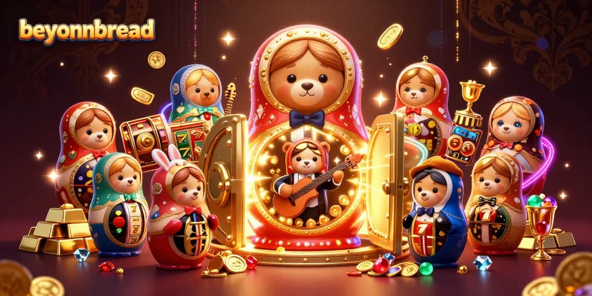 Experience thrilling gameplay with beyondbread at vibrant casino featuring playful bears and dazzling treasures.