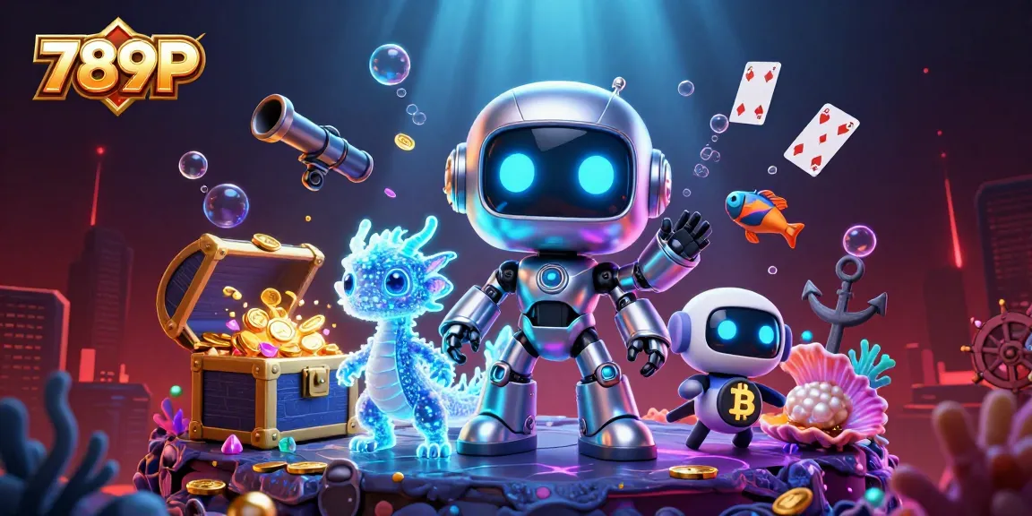 Experience thrilling gameplay at 789P with a vibrant 3D illustration of our captivating casino offerings.