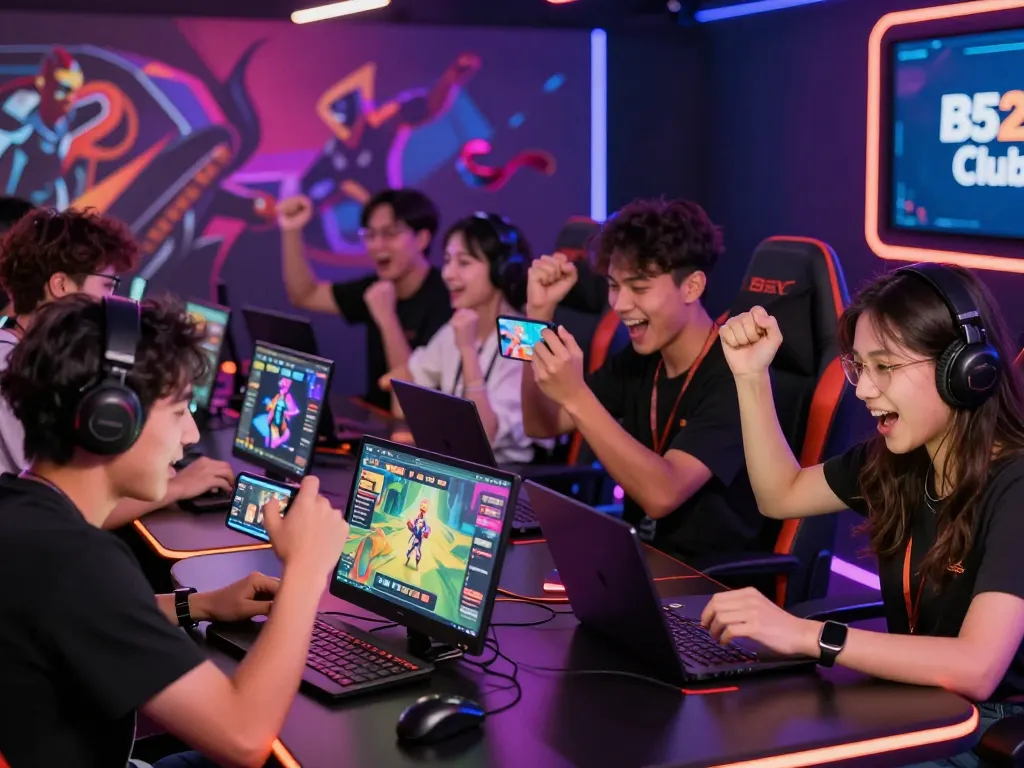 Players enjoying the latest B52 Club games, highlighting the link b52club mới nhất for mobile and online play.
