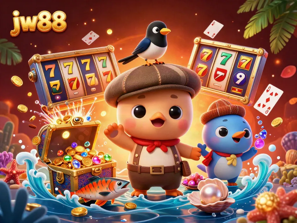 Engage in the vibrant j88 casino experience with thrilling slots and playful characters.