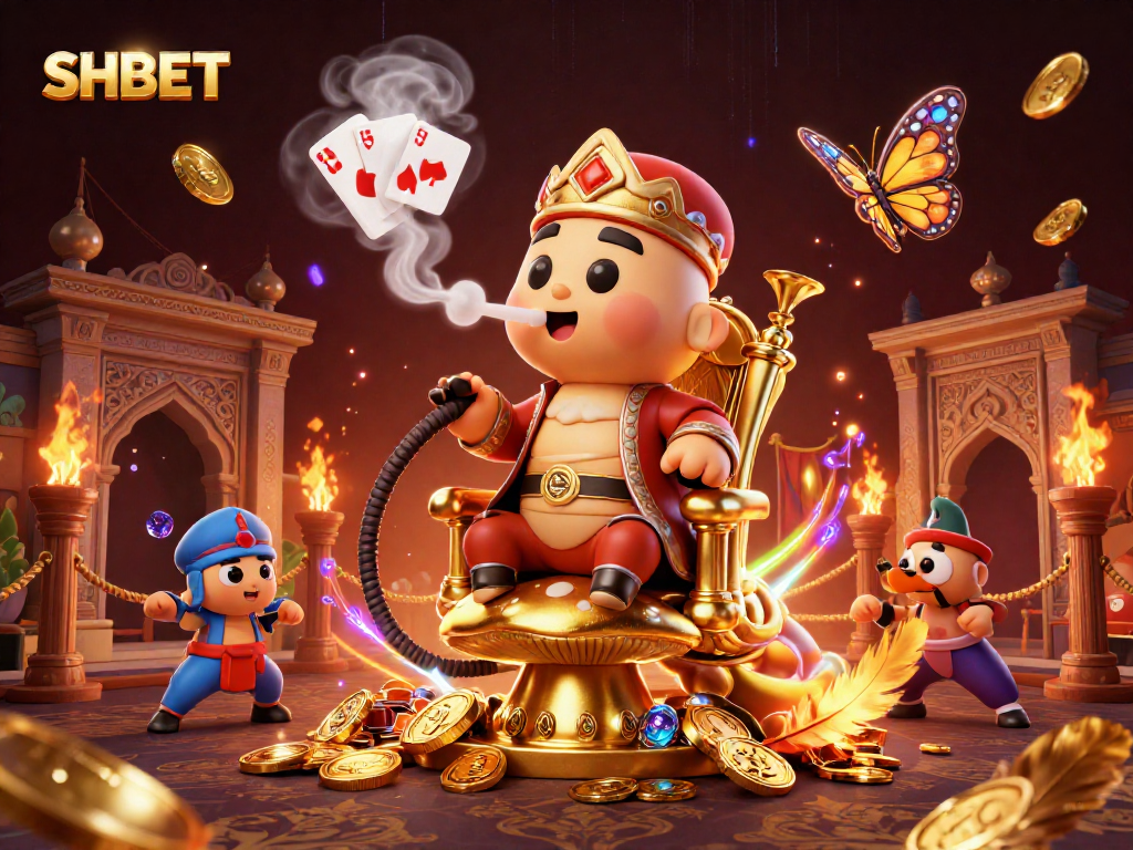 SHBET elevates gaming excitement with a dynamic scene of gambling richness and vibrant details.