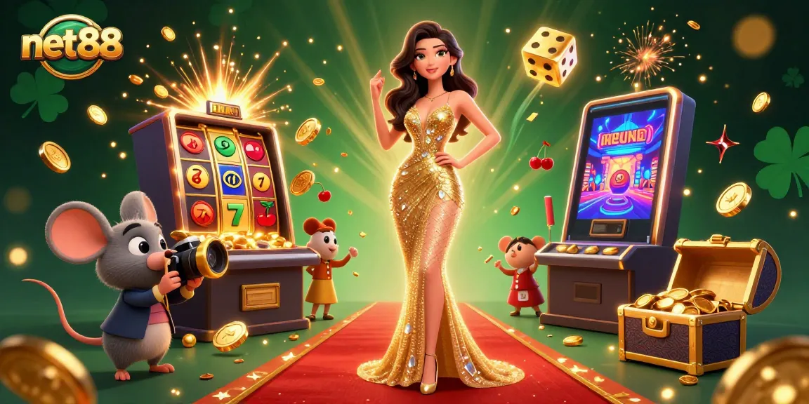 Join the excitement at net88 with vibrant casino games and stunning visuals, celebrating online gambling.