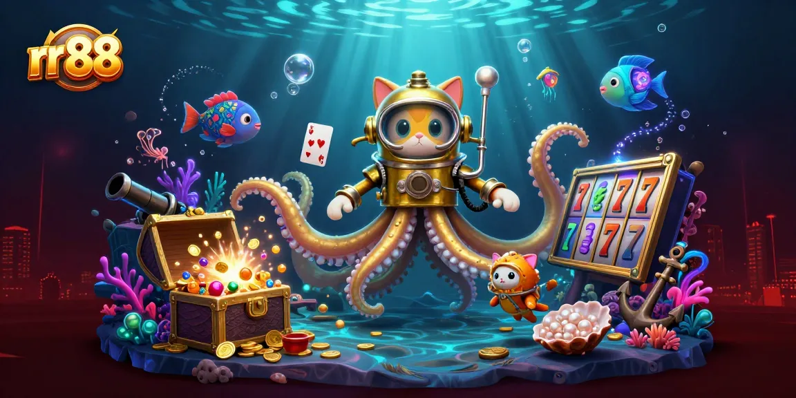 Play slots and win at rr 88 in an ocean of gold coins and treasures.
