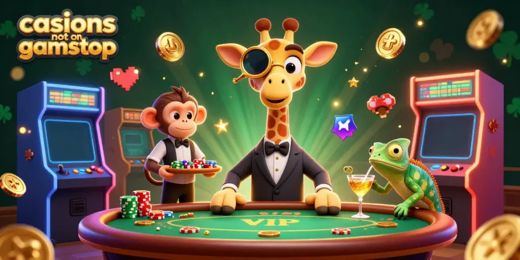 Experience casinos not on gamstop with a high-roller giraffe and vibrant gaming scene