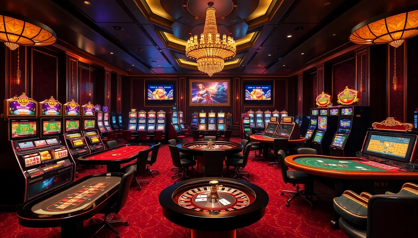 Experience thrilling gameplay at https://xx88.pro/ with colorful tables, cards, and chips in a vibrant casino scene.