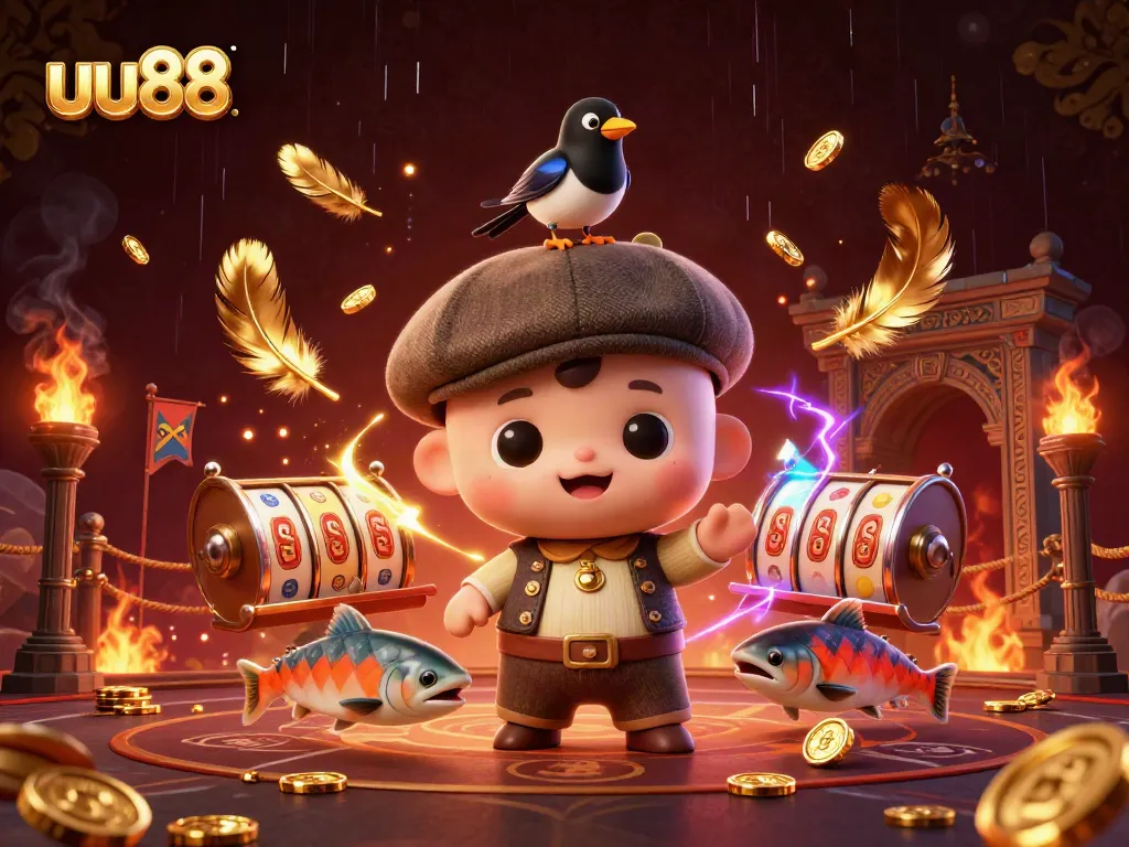 Engage with exciting betting action at uu88, featuring dynamic game elements and vibrant characters.