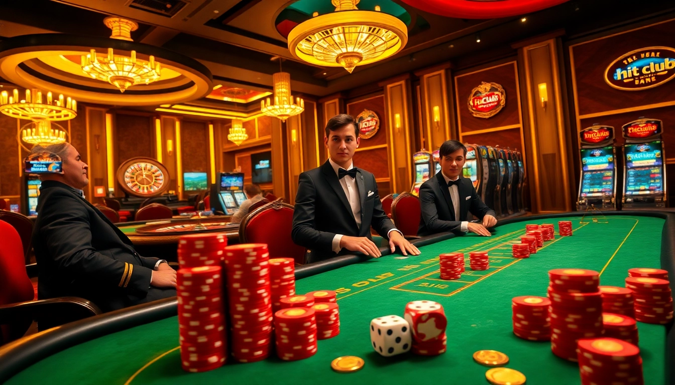 Experience top-tier gambling action at https://hitclub4.app/ with vibrant poker tables and exciting slot machines.