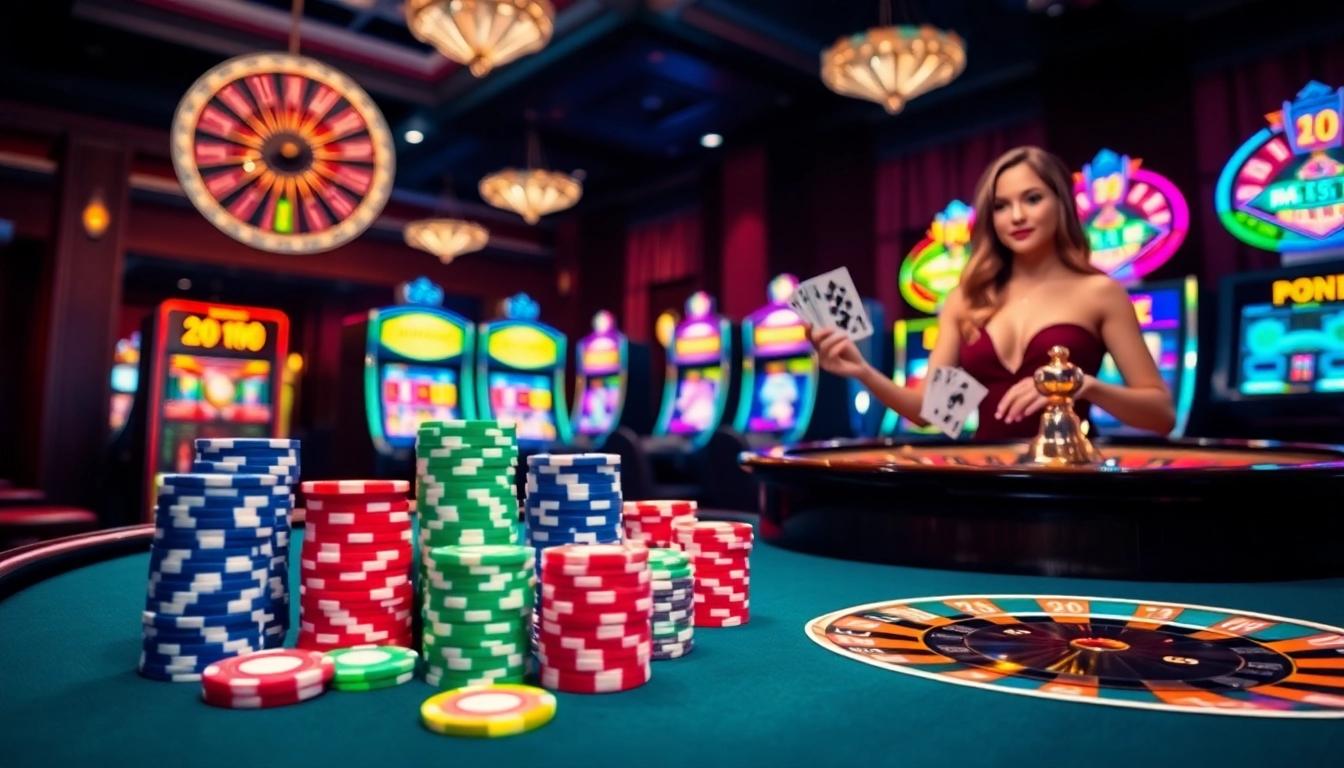 Experience the thrill of gambling with 888vnd at a luxurious casino table.