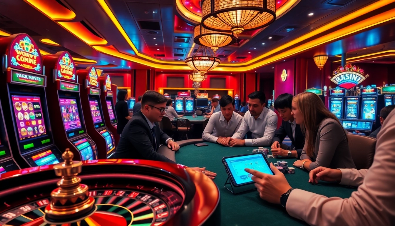 Experience the excitement of the jl55 club with luxurious casino gaming, vibrant slot machines, and poker action.