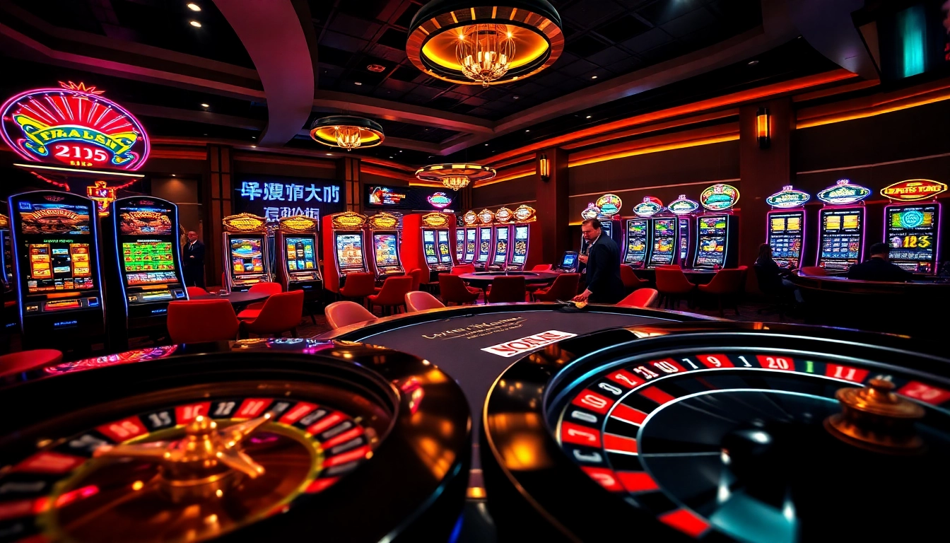 Engaging poker gameplay and vibrant slot machines at uu88vn.com casino scene.